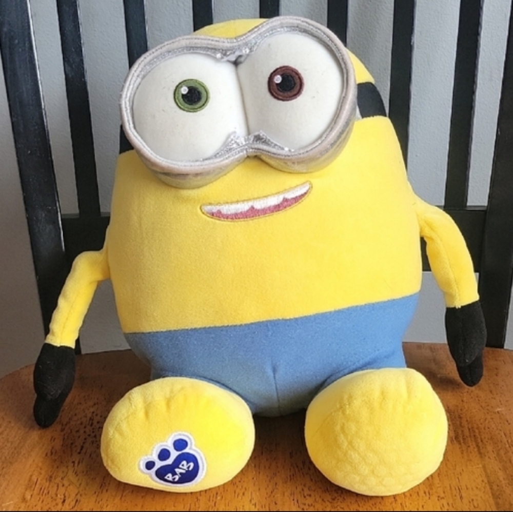 2015 Minions 12" Bob Build A Bear BAB Plush Stuffed Animal Despicable Me